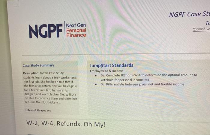 Ngpf answer curriculum explains fellow homeschoolers topics