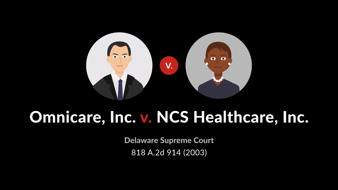 Omnicare inc v ncs healthcare inc